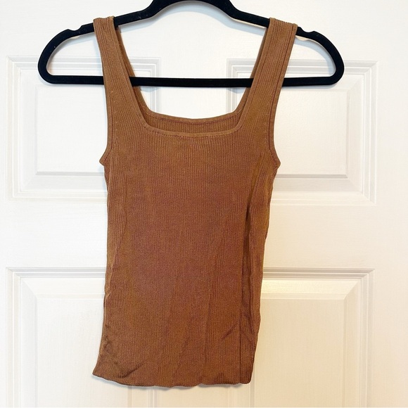 Madewell ribbed square neck sweater tank - Picture 4 of 6
